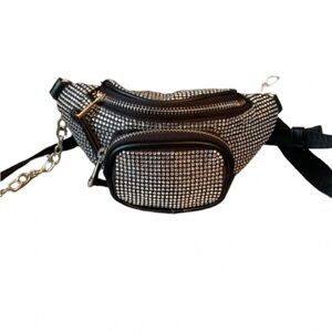 ALDO Rhinestone mini belt bag New with tags.